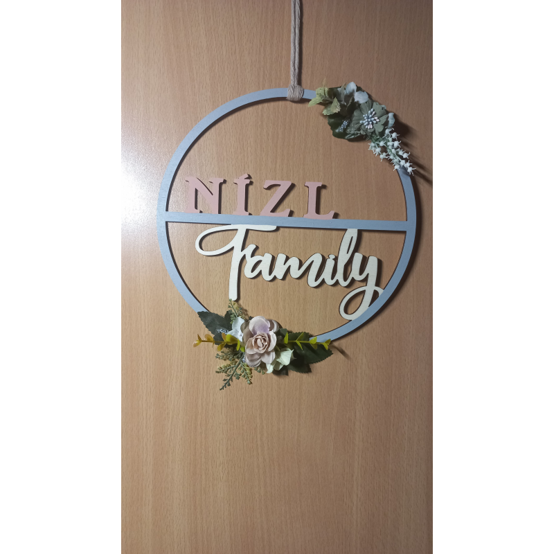 Drevený kruh FAMILY 