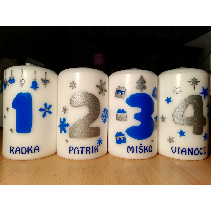Rodinné adventné sviečky