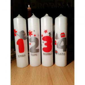 Rodinné adventné sviečky