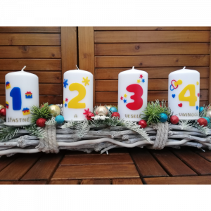 Rodinné adventné sviečky