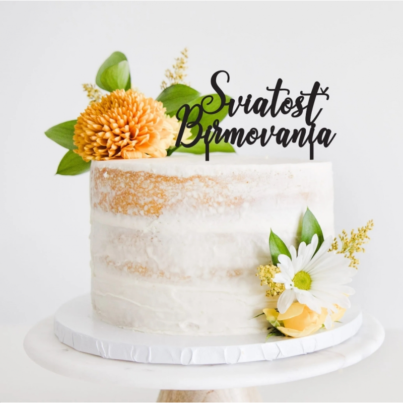 Zápich na tortu Sviatosť birmovania