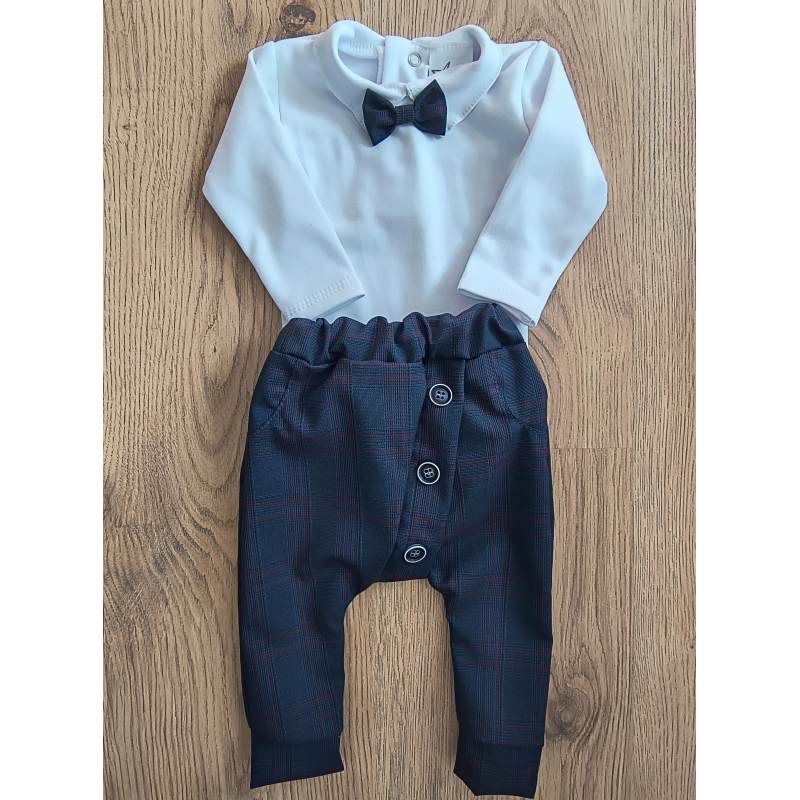 Set Chlapčenský Elegan - karo 